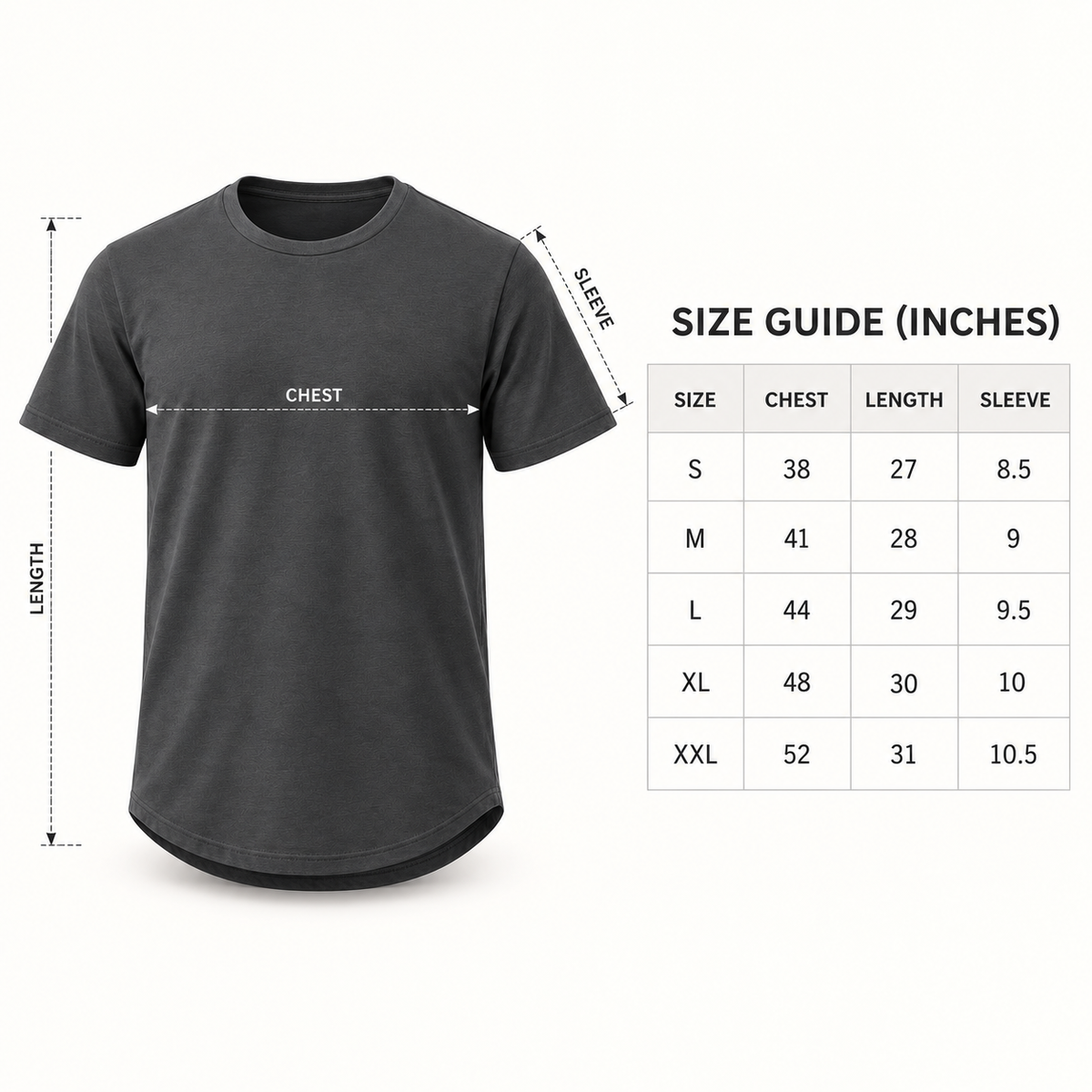 Arc Hem Everyday Tee