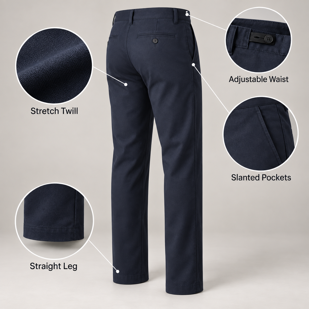 Metro Straight Trouser