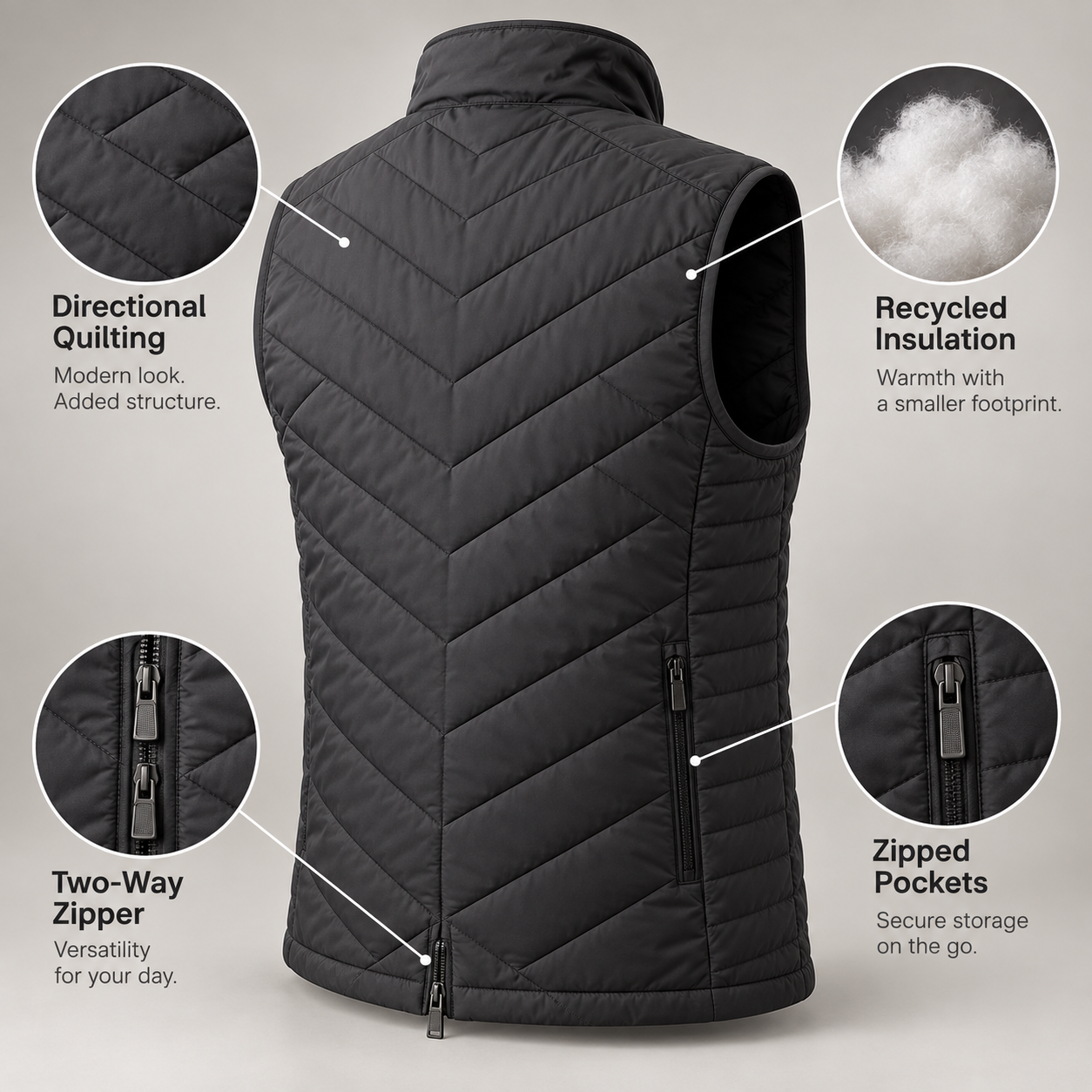 Axis Quilted Vest