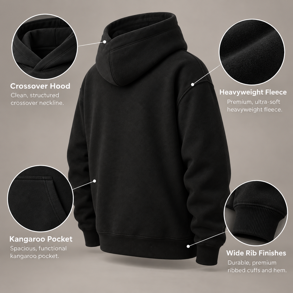 Foldline Pullover Hoodie